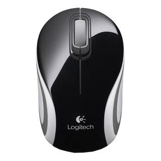Беспроводная мышь Logitech Mini M187 черная Wireless USB (910-002736)