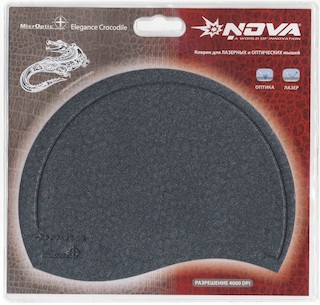 Коврик для мыши Nova Microptic+ Elegance темно-серый 175х220 NElegDGR