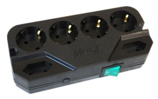 Сетевой фильтр MOST СRG 6 розеток 5м black