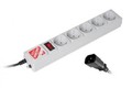 Сетевой фильтр Power Cube SPG-B-6Ext 1.9m серый 5 розеток для подк. к UPS