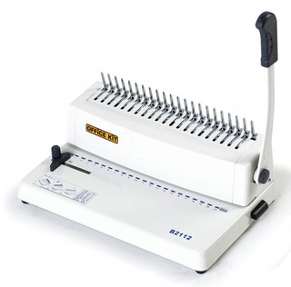 Переплетчик Office Kit B2112 (перф. 12 лист сшив. 250 лист пластик. пруж. 6-28мм)
