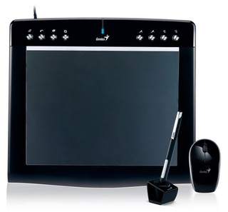 Планшет для рисования Genius PenScetch M912, 9"x12",беспроводная мышь и перо