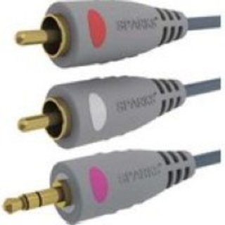 Кабель Sparks Jack 3.5 - 2xRCA Gold 5м (SG1138)