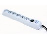 Сетевой фильтр Pilot Extender 15A белый 5м 5+1 розеток (040)