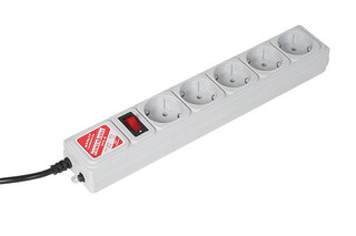 Сетевой фильтр Power Cube SPG-B-6 1.9m серый 5 розеток