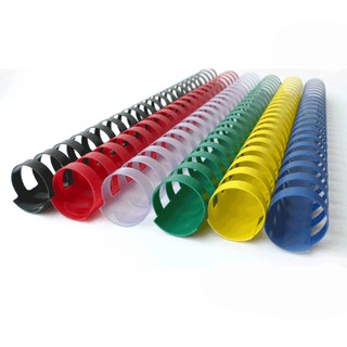 Пластиковые пружины для переплета 16 мм (на 111-130 листов) белые 100шт Office Kit (BP2051)