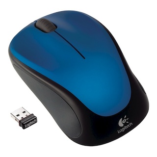 Беспроводная мышь Logitech M235 navy blue wireless USB (910-003157)