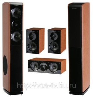 Комплект АС Wharfedale Obsidian 600 Cinema Pack цвет wenge