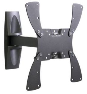 Кронштейн Holder LCDS-5020 черный глянец для ТВ 10-40" настенный, +15°, поворот 100° (до 30кг)