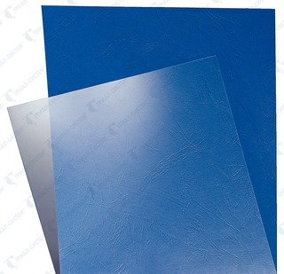 Обложки для переплёта Office Kit (CBA300230) картон А3 Кожа, синие 230 г/м2, 100 шт