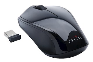 Беспроводная мышь Oklick 345MW Black Cordless Optical 800DPI 3Butt Nano receiver USB