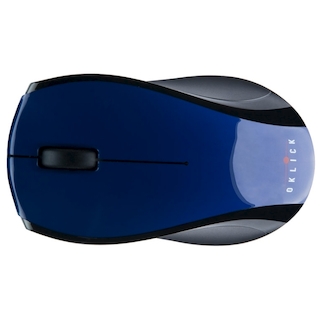 Беспроводная мышь Oklick 345MW Black/Blue Cordless Optical 800DPI 3Butt Nano receiver USB