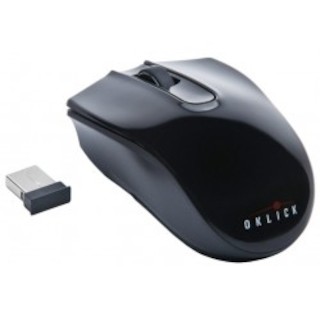 Беспроводная мышь Oklick 565SW Black/Silver Cordless Optical 800DPI 3Butt Nano receiver USB