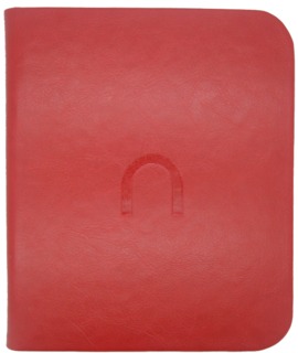 Обложка Leather Case для Barnes & Noble Nook Красная