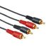 Кабель VCOM 2RCA(M)-2RCA(M) 1.5m