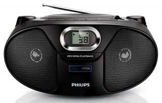 Аудиомагнитола Philips AZ-385/12 CD/MP3/USB