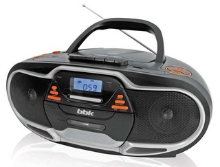 Аудиомагнитола BBK BX518UС black metallic