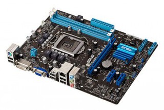 Материнская плата Asus P8H61-MX R2.0 Soc-1155 iH61 DDR3 mATX AC'97 GbLAN VGA+DVI BULK