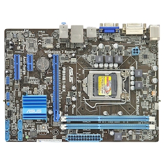 Материнская плата Asus P8H61-MX USB3 Soc-1155 iH61 DDR3 mATX AC'97 GbLAN VGA+DVI BULK