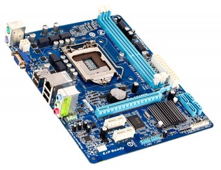 Материнская плата Gigabyte GA-H61M-S1 Soc-1155 iH61 DDR3 mATX AC'97 8Ch GbLAN VGA