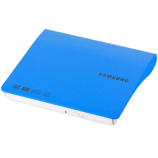 Привод DVD+/-RW Samsung SE-208DB/TSLS slim ext RTL синий