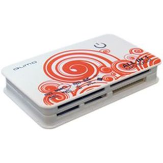 Картридер QUMO QR-S2 "Orange",  USB 2.0