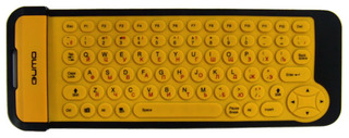 Клавиатура резиновая"Qumo" , USB 79 кнопок