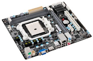 Материнская плата ECS A55F2-M3 (10/100 HDMI) Soc-FM2 AMD A55 DDR3 mATX SATA AC'97 6ch LAN VGA+HDMI