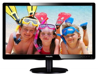 Монитор Philips 23" 236V4LHAB/00 Glossy-Black TN LED 5ms 16:9 HDMI M/M 10M:1 250cd