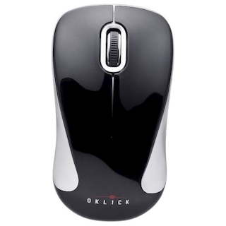 Беспроводная мышь Oklick 355MW Black/silver cordless 1000DPI 3Butt Nano receiver USB