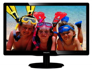 Монитор Philips 18.5" 196V4LAB2/01 Glossy-Black TN LED 5ms 16:9 DVI 10M:1 200cd