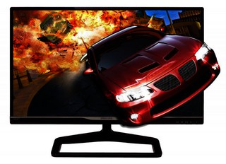 Монитор Philips 23" 238G4DHSD/01 Black Cherry IPS LED 14ms 16:9 2xHDMI 3D 10M:1 250cd 3D Glasses