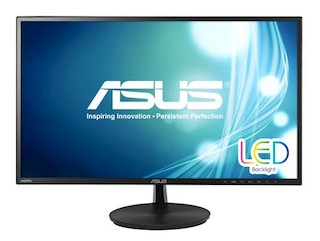 Монитор Asus 23.6" VN247H Black TN LED 5ms 16:9 DVI HDMI M/M 80M:1 250cd