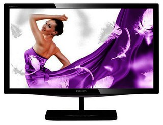 Монитор Philips 24" 249C4QSB/00 Glossy-Black AMVA LED 5ms 16:9 DVI 20M:1 250cd