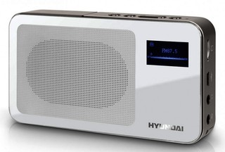 Аудиомагнитола Hyundai H-PS1202 белый