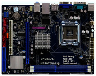 Материнская плата ASRock G41M-VGS3 R2 Soc-775 iG41 DDR3 mATX SATA AC'97 6ch GbLAN VGA BULK