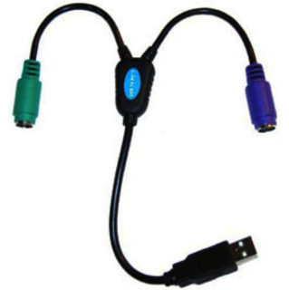 Кабель-адаптер V-Com USB->2xPS/2