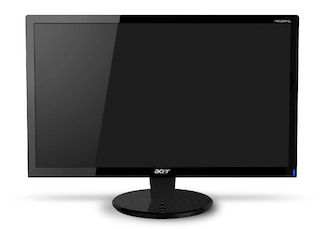 Монитор Acer 24" P246Hbd black 5ms 16:9 FullHD DVI HDCP 80000:1