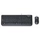 Комплект клавиатура + мышь Microsoft Desktop 400 black wired USB (5MH-00016)