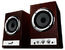 Колонки деревянные Genius SP-HF 360B, 10W RMS, cherry wood