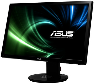 Монитор Asus 23.6" VG248QE Glossy-Black TN LED 5ms 16:9 DVI HDMI M/M HAS Pivot 80M:1 350cd DisplayPo