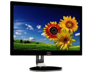 Монитор Philips 27" 271P4QPJKEB (00/01) Silver-Black AMVA LED 6ms 16:9 DVI HDMI M/M Cam HAS Pivot 20