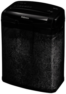 Шредер Fellowes PowerShred M-6C (секр. 3/P-3, 4х46мм,6лст.,13лтр.Уничт.скобы,пл.карты)