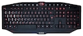 Клавиатура Zalman ZM-K400G, игровая с двойной подсветкой, 5 игровых и 7 мультим. клавиш, встроенный микроконтр., лазерное нанесение букв, черная, USB