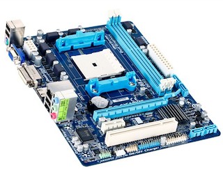 Материнская плата Gigabyte GA-F2A55M-HD2 Soc-FM2 AMD A55 DDR3 mATX AC'97 8ch GbLAN VGA+DVI+HDMI
