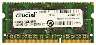 Память SO-DDR3L 4096Mb 1600MHz Crucial (CT51264BF160B) 1 RTL