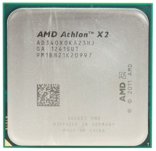 Процессор AMD Athlon X2 3400 FM2 (AD340XOKA23HJ) (3.2/1Mb) OEM