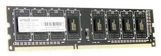 Память DDR3 4096Mb 1600MHz AMD (AE34G1601U1-UO) OEM