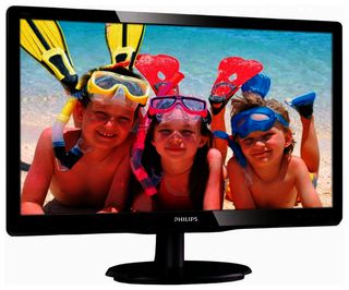 Монитор Philips 19" 190V4LAB (00/01) Glossy-Black TN LED 5ms 16:10 DVI 10M:1 200cd