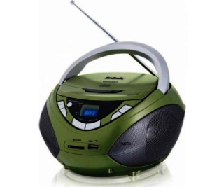 Аудиомагнитола BBK BX108U хаки